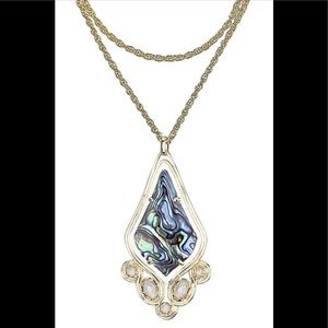 Kendra Scott Teresa Pendant Necklace in Abalone Shell, hard to find
